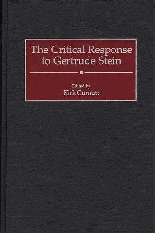 Cover image for The critical response to Gertrude Stein