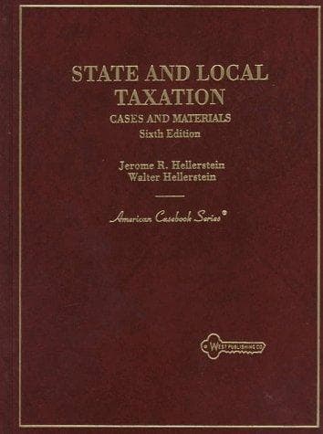 Cover image for State and local taxation