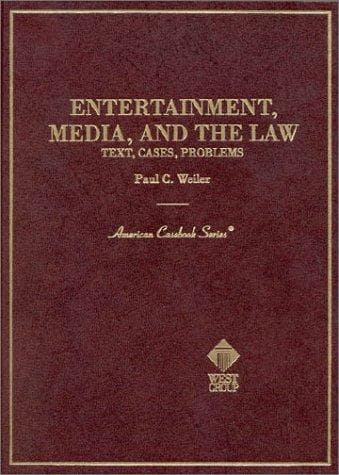 Cover image for Entertainment, media, and the law