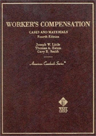 Cover image for Cases and materials on workers' compensation
