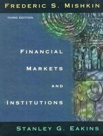 Cover image for Financial markets and institutions
