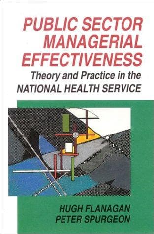 Cover image for Public Sector Managerial Effectiveness