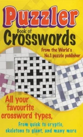 Cover image for "Puzzler" Book of Crosswords