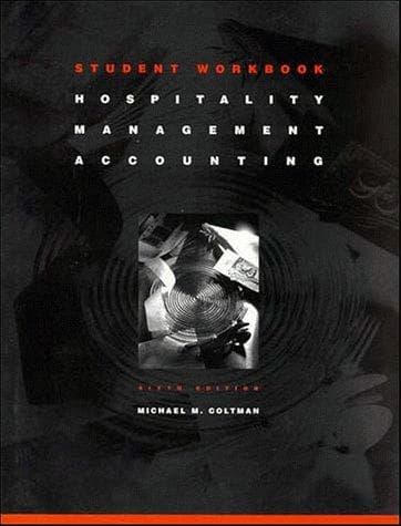 Cover image for Hospitality Management Accounting, 6th Edition