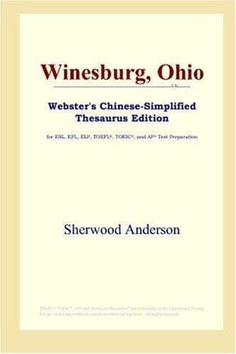 Cover image for Winesburg, Ohio (Webster's Chinese-Simplified Thesaurus Edition)