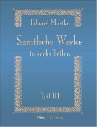 Cover image for Sämtliche Werke in sechs Teilen