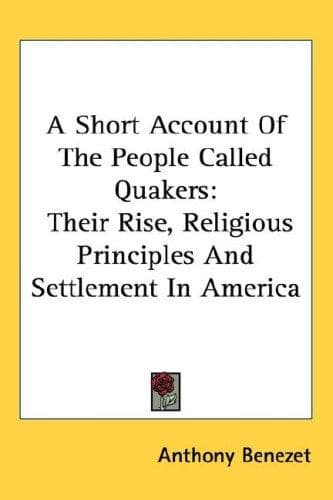 A short account of the people called Quakers