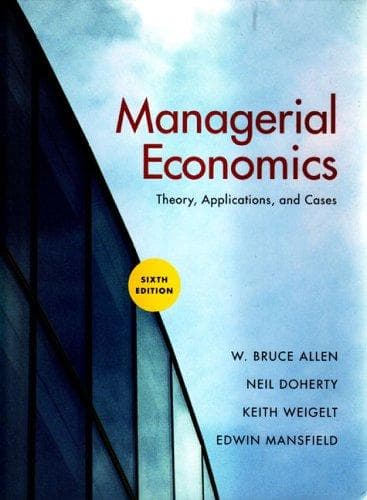 Cover image for Managerial Economics, Sixth Edition