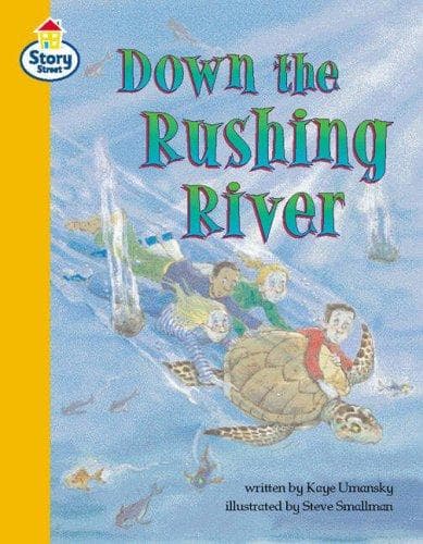 Cover image for Down the Rushing River (Literary Land)