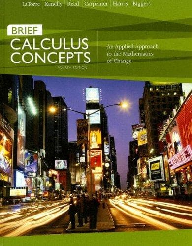 Cover image for Latorre, Calculus Concepts Brief 4e