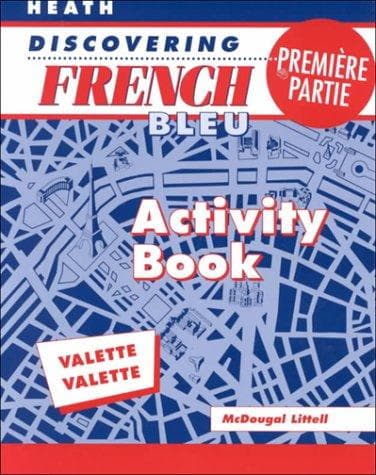 Cover image for Discovering French: Bleu : Activity Book 