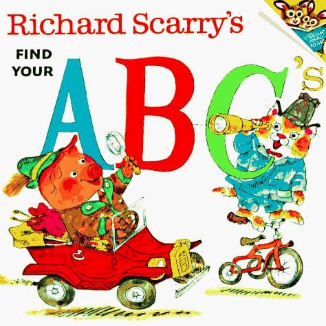 Cover image for Richard Scarry's Find your ABC's.