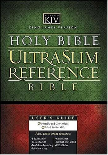 Cover image for KJV UltraSlim Center-Column Reference Bible