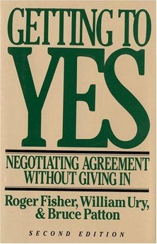 Cover image for Getting to yes