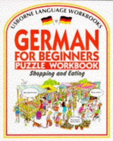 Cover image for German for Beginners Puzzle Workbook (Usborne Language Workbooks)