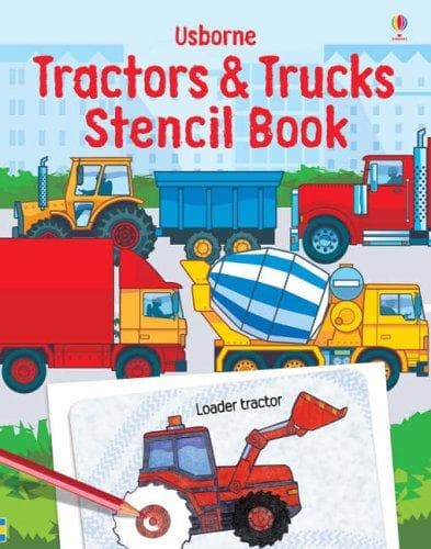 Cover image for Tractor & Trucks (Stencil Book)