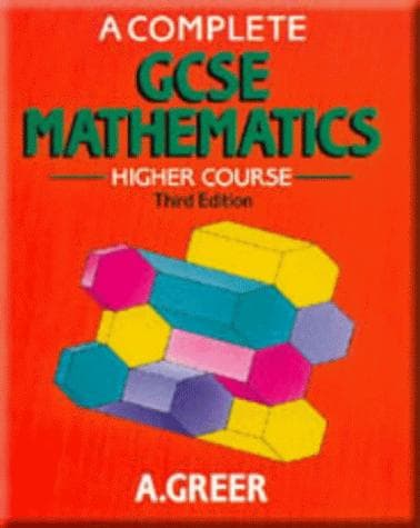 Cover image for A Complete GCSE Mathematics