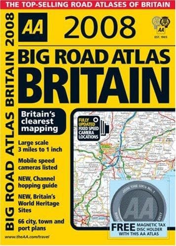 Cover image for AA 2008 Big Road Atlas Britain (Aa Atlases)