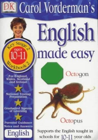 Cover image for English Made Easy (Carol Vorderman's Maths Made Easy)