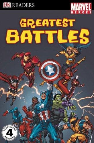 Cover image for Marvel Heroes Greatest Battles (DK READERS)