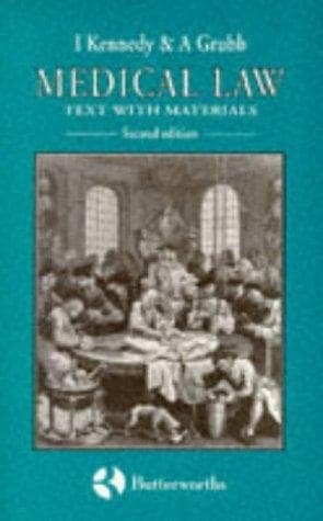 Cover image for Medical law