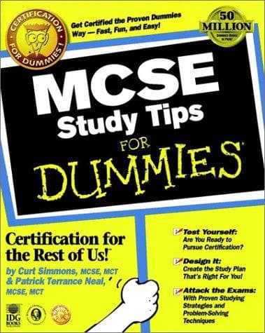 Cover image for MCSE Study Tips for Dummies