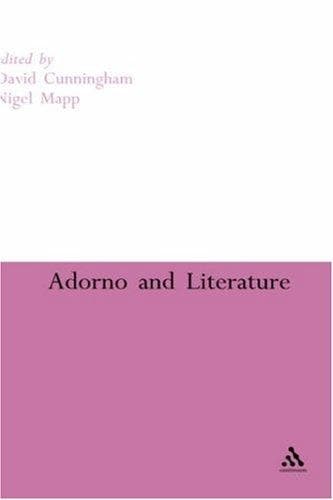Cover image for Adorno And Literature