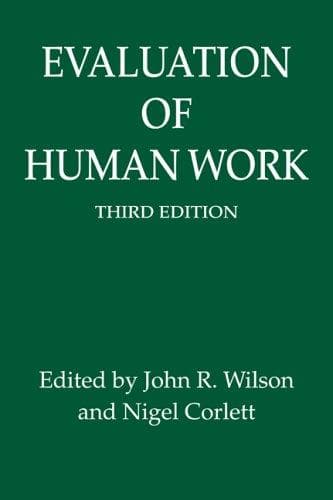 Cover image for Evaluation of Human Work, 3rd Edition