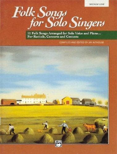 Cover image for Folk Songs for Solo Singers