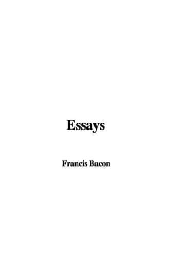 Cover image for Essays