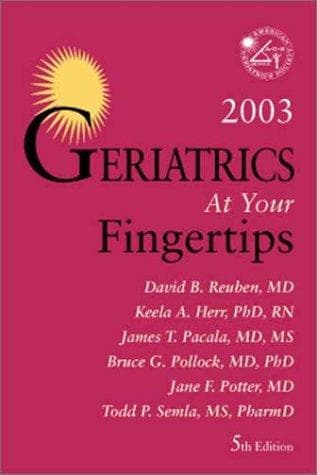 Cover image for Geriatrics at Your Fingertips, 2003