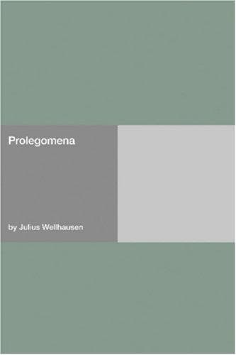 Cover image for Prolegomena