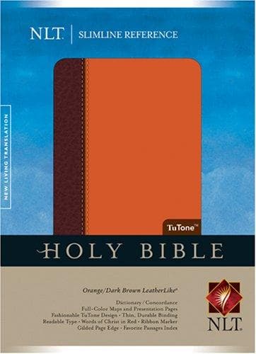 Cover image for Slimline Reference Bible NLT, TuTone
