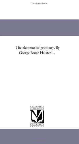 Cover image for The elements of geometry