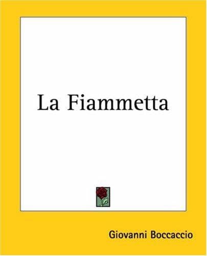 Cover image for La Fiammetta