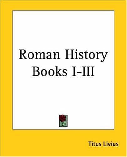 Cover image for Roman History Books I-iii