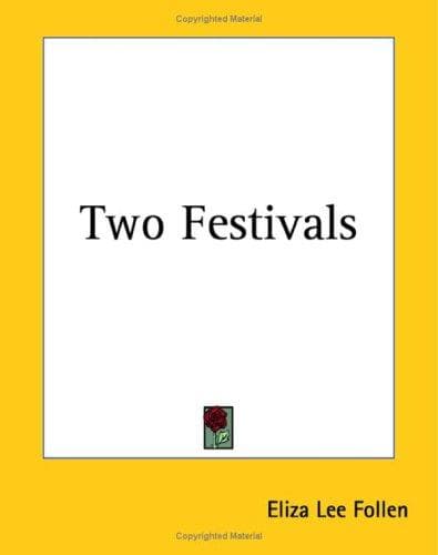 Cover image for Two Festivals