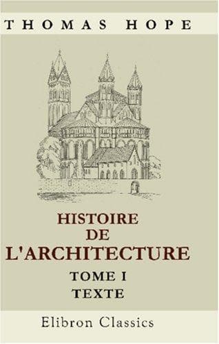 Cover image for Histoire de l\'architecture