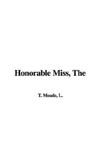 Cover image for The Honorable Miss