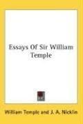 Cover image for Essays of Sir William Temple
