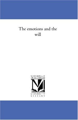 Cover image for The emotions and the will