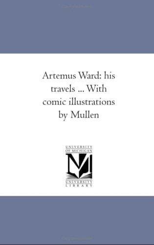 Cover image for Artemus Ward