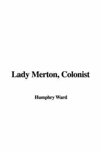 Cover image for Lady Merton, Colonist
