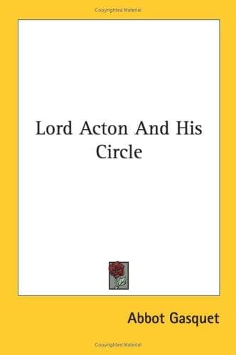 Cover image for Lord Acton And His Circle