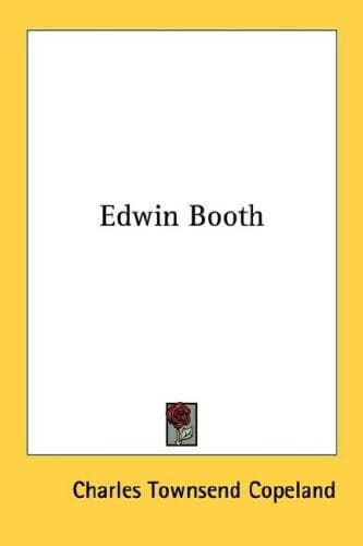 Cover image for Edwin Booth