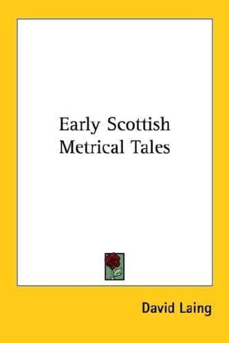 Cover image for Early Scottish Metrical Tales