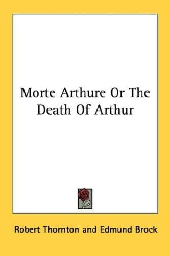Cover image for Morte Arthure Or The Death Of Arthur