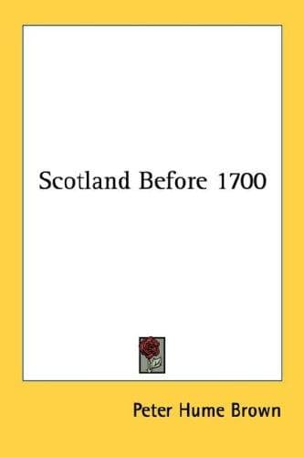 Cover image for Scotland Before 1700