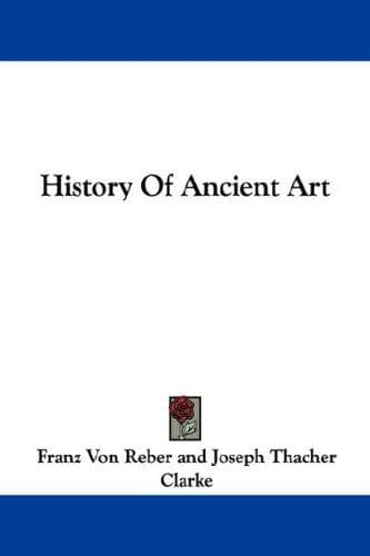 Cover image for History Of Ancient Art