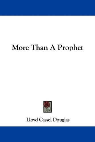 Cover image for More Than A Prophet